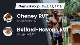 Recap: Cheney RVT  vs. Bullard-Havens RVT  2019
