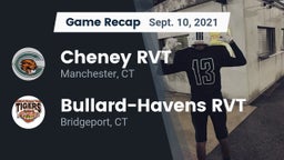 Recap: Cheney RVT  vs. Bullard-Havens RVT  2021