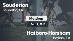 Matchup: Souderton vs. Hatboro-Horsham  2016