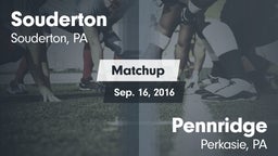 Matchup: Souderton vs. Pennridge  2016