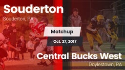 Matchup: Souderton vs. Central Bucks West  2017