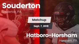 Matchup: Souderton vs. Hatboro-Horsham  2018