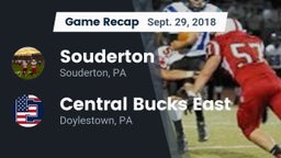 Recap: Souderton  vs. Central Bucks East  2018