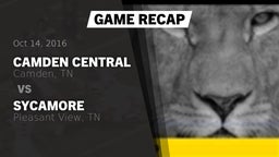 Recap: Camden Central  vs. Sycamore  2016