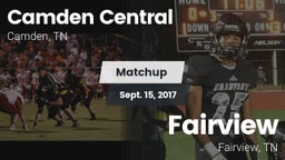 Matchup: Camden Central vs. Fairview  2017