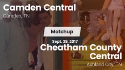 Matchup: Camden Central vs. Cheatham County Central  2017