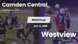 Matchup: Camden Central vs. Westview  2018