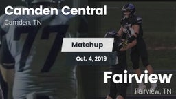Matchup: Camden Central vs. Fairview  2019