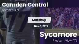Matchup: Camden Central vs. Sycamore  2019