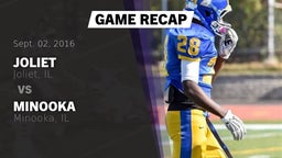 Recap: Joliet  vs. Minooka  2016