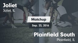 Matchup: Joliet vs. Plainfield South  2016