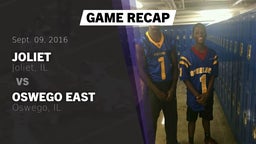 Recap: Joliet  vs. Oswego East  2016