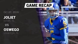 Recap: Joliet  vs. Oswego  2016