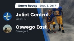 Recap: Joliet Central  vs. Oswego East  2017