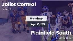Matchup: Joliet Central High vs. Plainfield South  2017