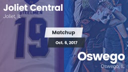 Matchup: Joliet Central High vs. Oswego  2017