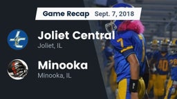 Recap: Joliet Central  vs. Minooka  2018