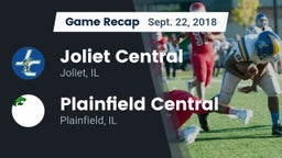 Recap: Joliet Central  vs. Plainfield Central  2018