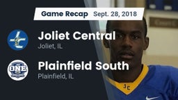 Recap: Joliet Central  vs. Plainfield South  2018