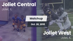 Matchup: Joliet Central High vs. Joliet West  2018