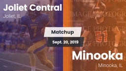 Matchup: Joliet Central High vs. Minooka  2019