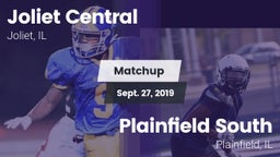Matchup: Joliet Central High vs. Plainfield South  2019