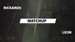 Matchup: Rickards vs. Leon 2016