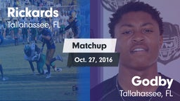 Matchup: Rickards vs. Godby  2016