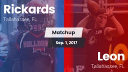 Matchup: Rickards vs. Leon  2017