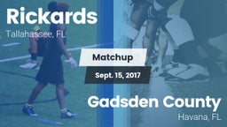 Matchup: Rickards vs. Gadsden County  2017