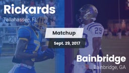 Matchup: Rickards vs. Bainbridge  2017