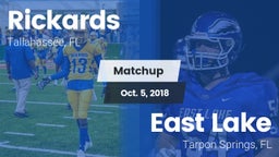 Matchup: Rickards vs. East Lake  2018