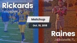 Matchup: Rickards vs. Raines  2018