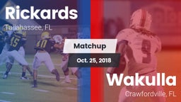 Matchup: Rickards vs. Wakulla  2018