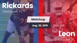 Matchup: Rickards vs. Leon  2019