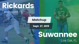 Matchup: Rickards vs. Suwannee  2019