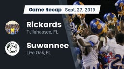 Recap: Rickards  vs. Suwannee  2019