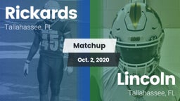 Matchup: Rickards vs. Lincoln  2020