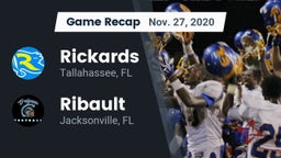 Recap: Rickards  vs. Ribault  2020