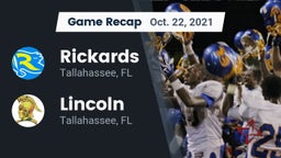Recap: Rickards  vs. Lincoln  2021