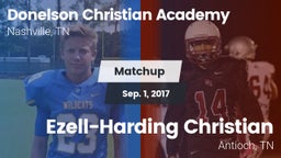 Matchup: Donelson Christian A vs. Ezell-Harding Christian  2017