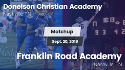 Matchup: Donelson Christian A vs. Franklin Road Academy 2019