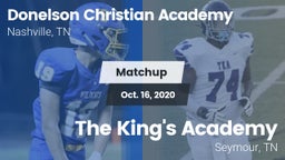 Matchup: Donelson Christian A vs. The King's Academy 2020