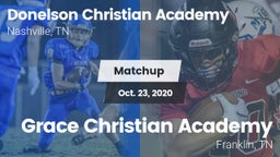 Matchup: Donelson Christian A vs. Grace Christian Academy 2020