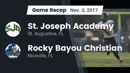 Recap: St. Joseph Academy  vs. Rocky Bayou Christian  2017