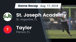 Recap: St. Joseph Academy  vs. Taylor  2018