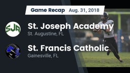 Recap: St. Joseph Academy  vs. St. Francis Catholic  2018