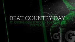 St. Joseph Academy football highlights Beat Country Day