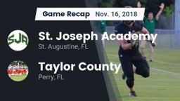 Recap: St. Joseph Academy  vs. Taylor County  2018