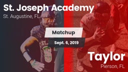 Matchup: St. Joseph High vs. Taylor  2019